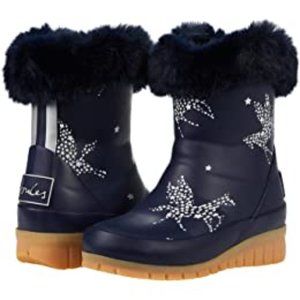 Joules Chilton Navy Pegasus Star boots new in box size 10 US